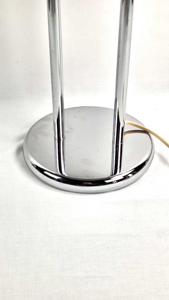 Image 1 of Robert Sonneman vintage chrome lamp