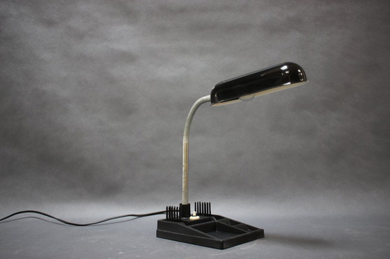 Image 1 of Mid Century tafellamp met potloodhouder, 1960