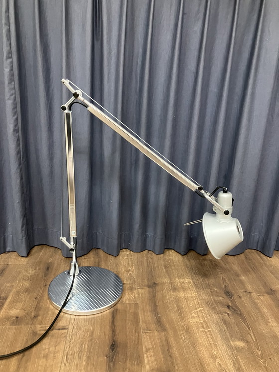Image 1 of Artemide Tolomeo Design Chrome Table Lamp Architect Lamp
