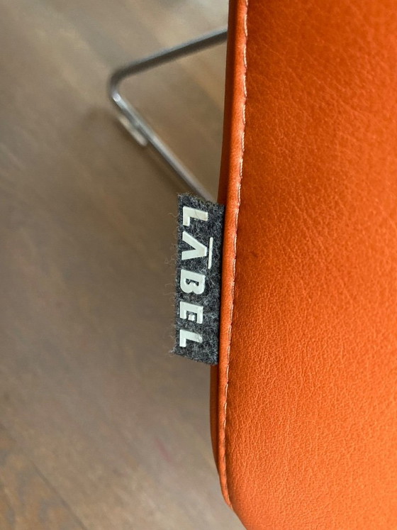 Image 1 of 2x Label chairs DON cognac Gerard van den Berg