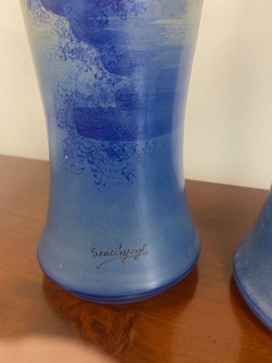 Image 1 of 2 vases Art Déco Scailmont