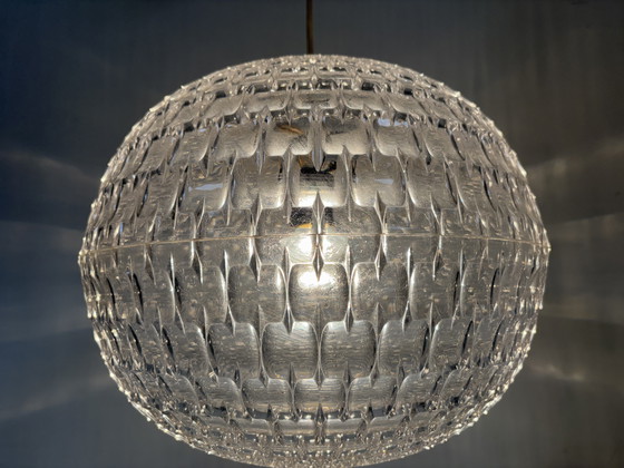 Image 1 of Lampada a sospensione ERCO Design in acrilico 'Diamond' Lampada a sospensione vintage A. Gangkofner anni