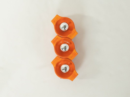 Wandleuchte im Space-Age-Stil der 1970er Jahre, Cari Zalloni, Leola, Vintage