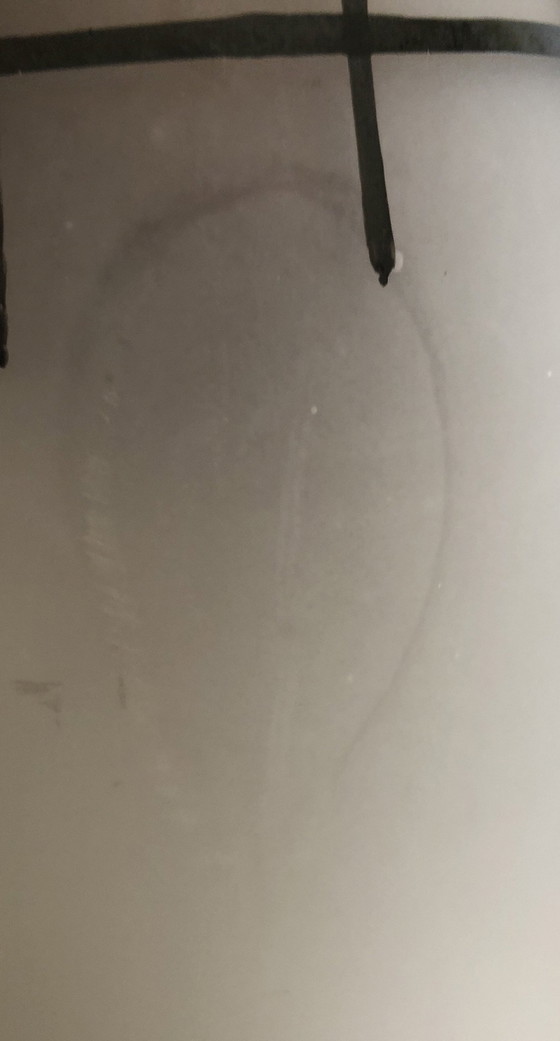 Leune Art Deco enameled glass Vase - Auguste Heiligenstein (circa 1925)., Black (photo 10 of 11)