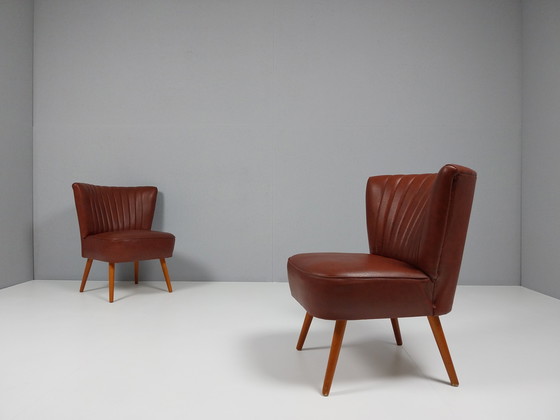 Image 1 of 2 chaises de cocktail vintage, années 1960