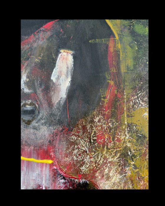 Penalty – Abstract Figurative / Expressionism – Original Oil on Canvas (ca. 40x120 Cm) – Paintings & Drawings (photo 6 of 10)