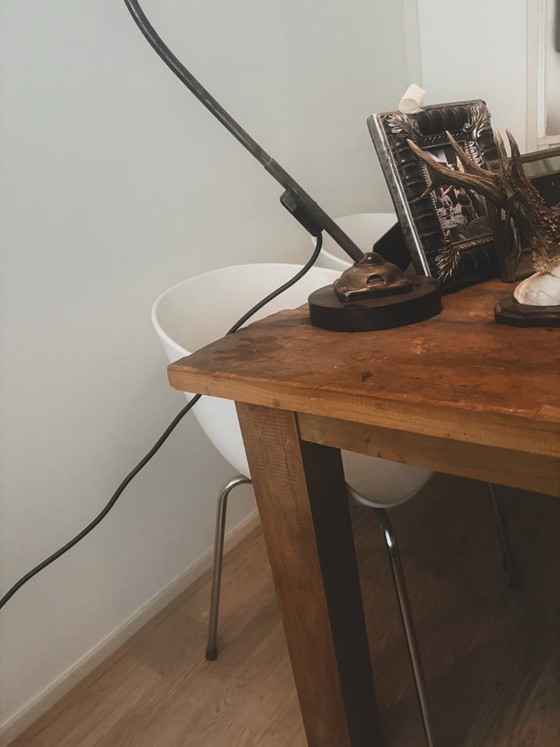 Rustikaler Holzesstisch, Esstische, Braun, Rustic (Foto 4 von 5)