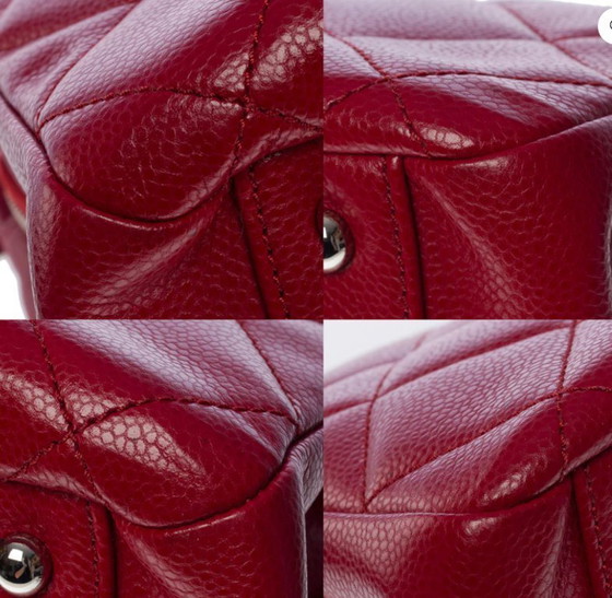 Image 1 of Borsa CHANEL in cuoio rosso - 101058
