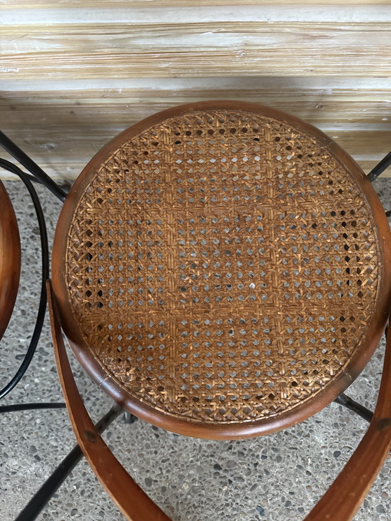 Image 1 of 5 x vintage bistro stoelen