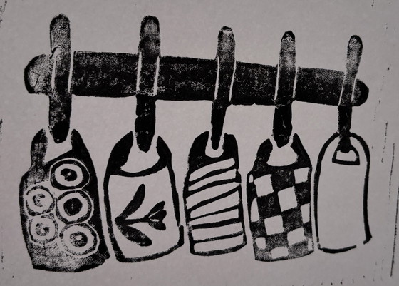 Image 1 of Linograbado del calendario 2026