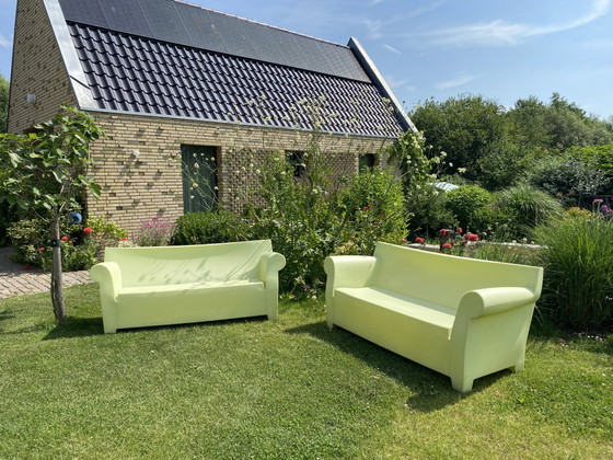 Image 1 of Deux bancs et tables de jardin Kartell Bubble Club