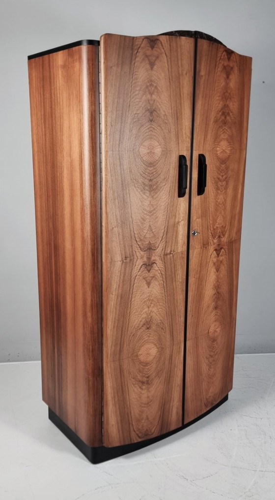 Image 1 of Art Deco Walnut Wardrobe, 1970s