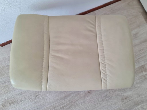 Pouf ottoman Stressless Ekornes crème