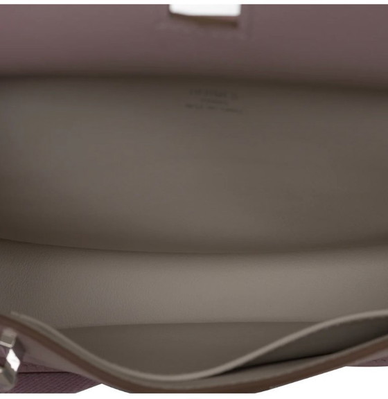 Image 1 of Borsa HERMES Jypsiere in cuoio viola - 103498