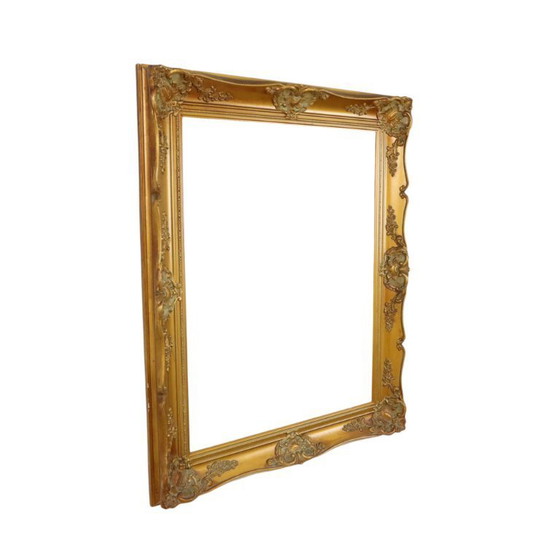 Image 1 of Large Gold-Colored Pine Frame 94cm