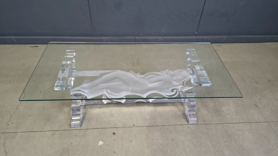 Image 1 of Acrylic coffee table by Fabian Art, 1980s