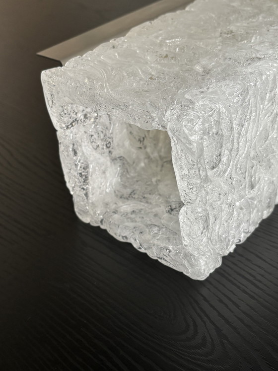 Image 1 of Vintage “ice” wall lamp exclusive design 30 cm