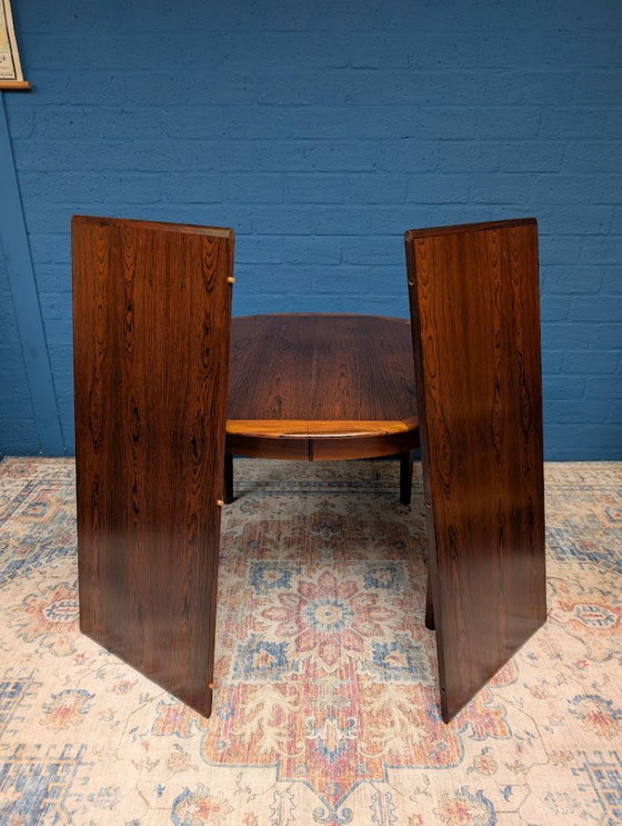 Image 1 of Tavolo da pranzo allungabile vintage, palissandro, anni '60