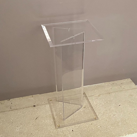 Consolle David Lange 1980. Plexiglas. – Console (photo 2 of 6)