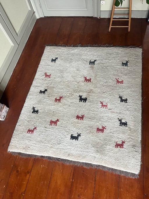 Magnifique tapis persan noué à la main - Gabbeh, Iran