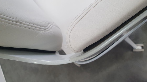 Image 1 of Interstuhl Silver 162S Bürostuhl, weißes Leder, James Bond