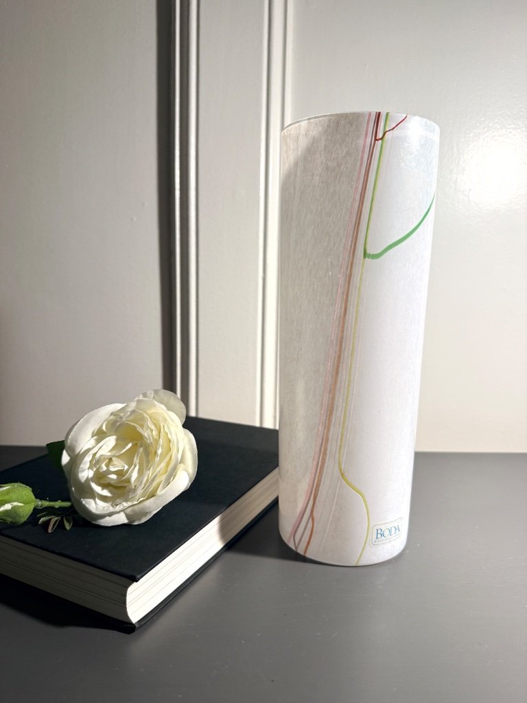 Vintage Kosta Boda 'Rainbow' vaas van Bertil Vallien – Artist