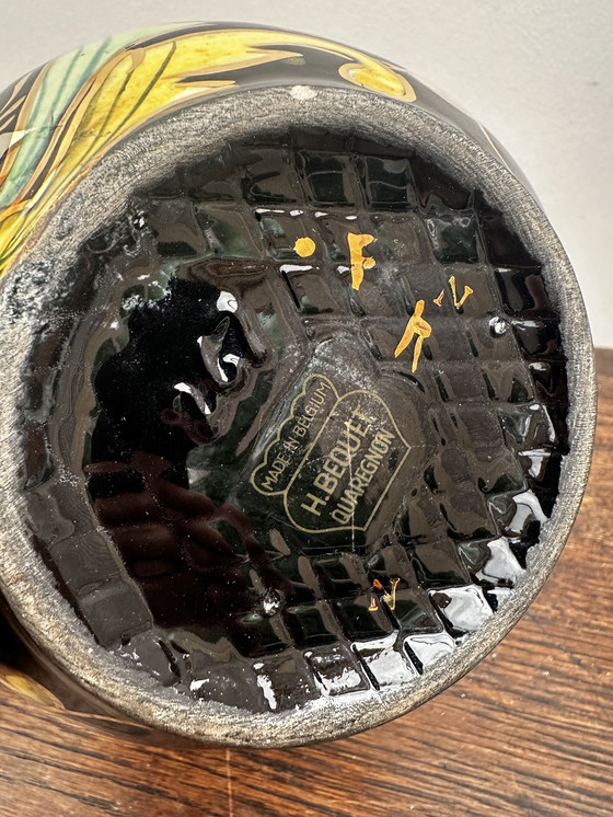 Image 1 of Vaso a sfera Hubert Becquet - vintage