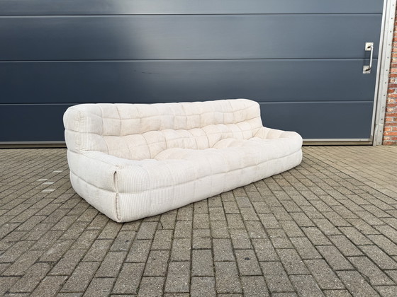 Image 1 of Ligne Roset Kashima 3 posti, 2x2 posti, 1 posto in velluto a coste beige 10/10
