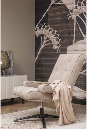 Image 1 of Poltrona girevole in legno William