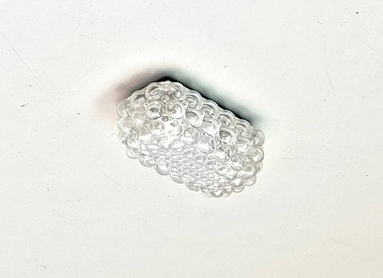 Image 1 of Set di 2 applique in vetro a bolle di Helena Tynell per Limburg, 1960
