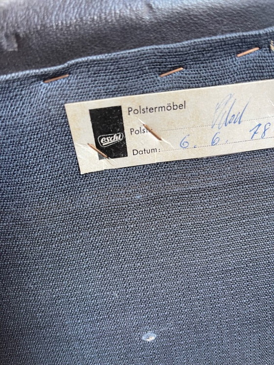 Image 1 of Canapé Modulaire et fauteuil vintage en Cuir, Allemagne, 1970, Set de 4