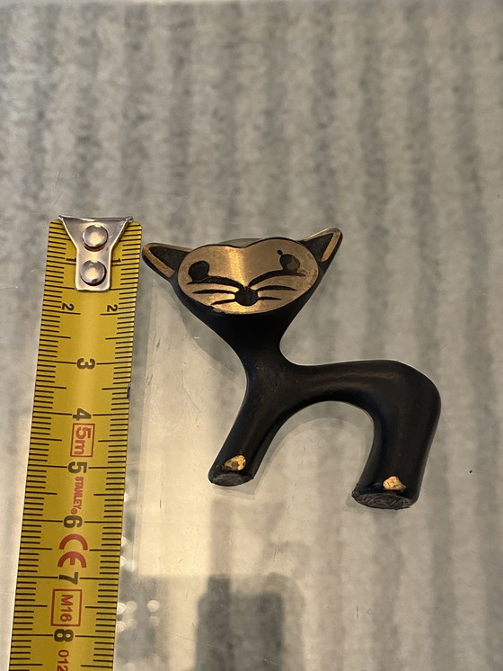 Image 1 of Vintage 1950s Cat Pen Holder by Walter Bosse