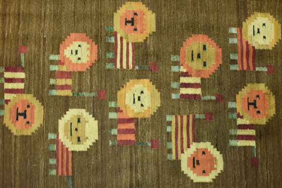 Image 1 of Tapisserie Tissée Polonaise Vintage Lions par Maria Janowska pour Wielkopolskiej Spółdzielni Pracy Przemysłu Artystycznego, 1970