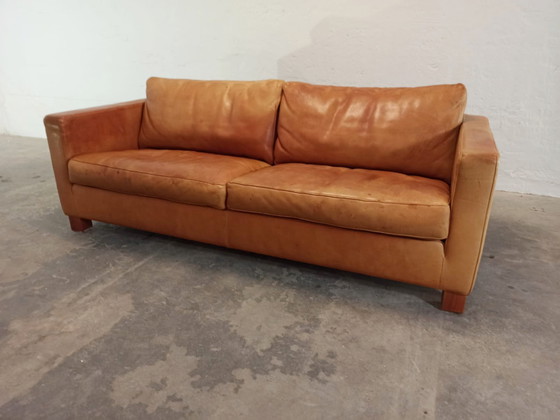 Image 1 of Molinari Cognac leather sofa 