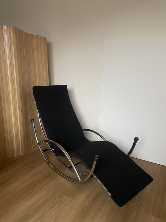 Image 1 of Unique Vintage Rocking Chair With Adjustable Base - Multifunctional Design From The 1970s