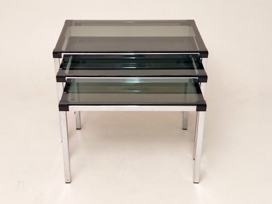 Image 1 of Tables d'appoint style années 70, époque spatiale