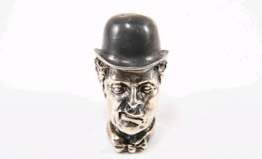 Silber 925 Charlie Chaplin Kopf