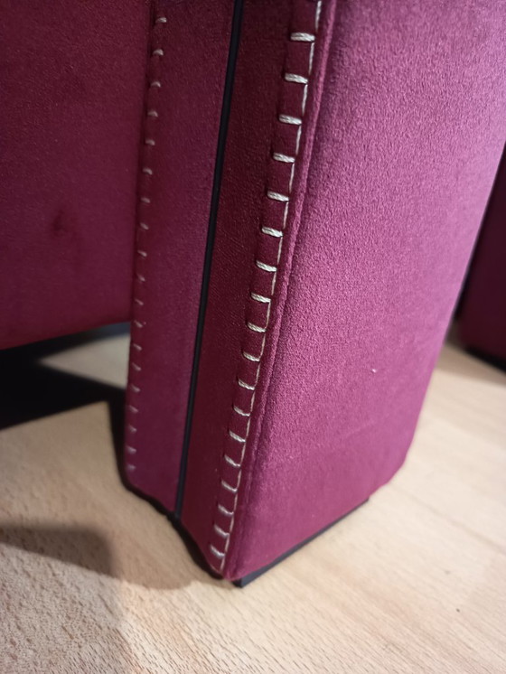 Image 1 of CASSINA 2X Poltrone 637 UTRECHT  (NUOVE MAI USATE) in Velluto 13L Ortigia/Plum con Cuciture in filo Naturale a punta Cavallo