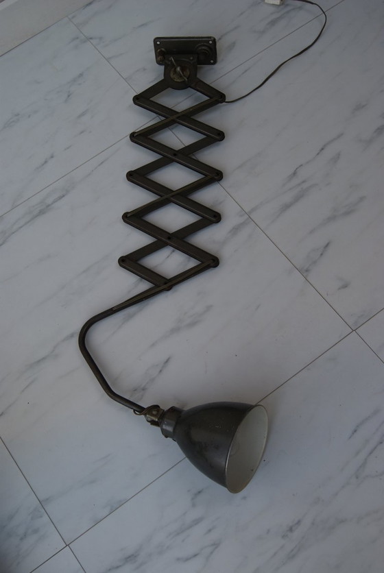 Image 1 of Industrial scissor lamp