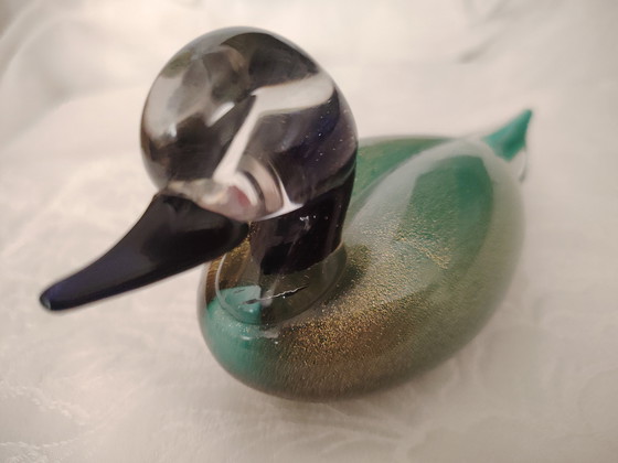 Image 1 of Paolo Venini ou Franco Vetrarti pour August Wernecke, verre Canard, Murano, Italie