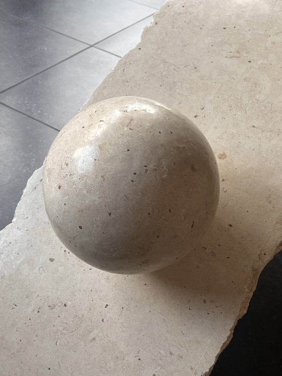 Image 1 of Tavolino da caffè vintage in pietra Mactan degli anni '80