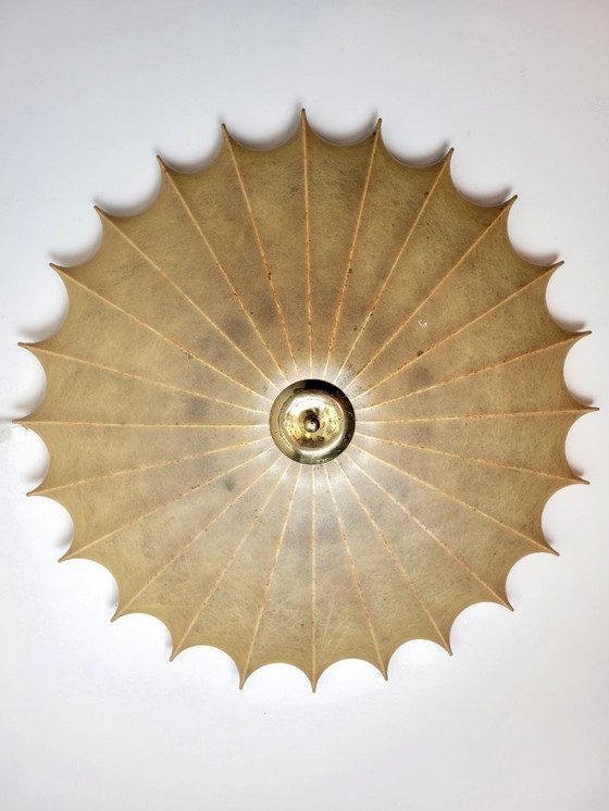 Image 1 of Vintage Cocoon ceiling lamp by Friedel Wauer for Goldkant Leuchten