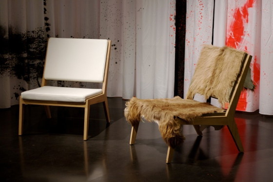 Image 1 of Quinze & Milan Room 26 design lounge stoel eik