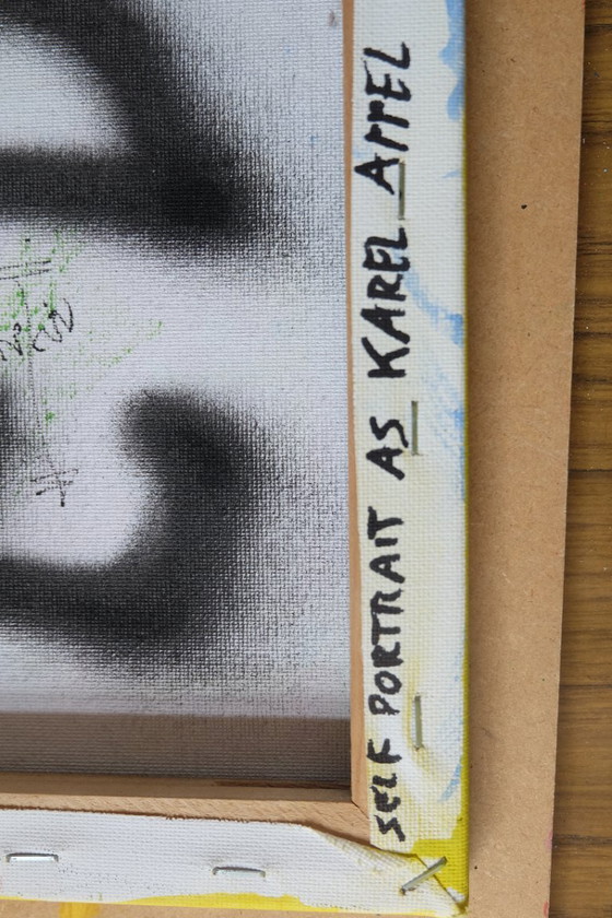 Self Portrait as Karel Appel – Fred Michiels, Dipinti e disegni, Wood, Canvas (photo 4 of 5)