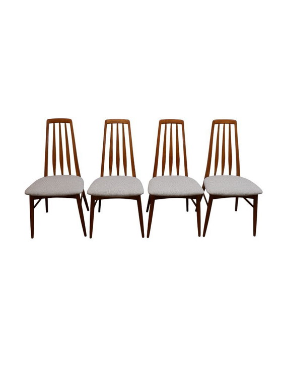 Image 1 of Juego de 4 sillas Niels Koefoed, años 60