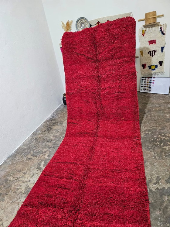 Vintage Moroccan Berber Rug – Authentic Charm 410cm x 135cm – Rugs & carpets, Wool (photo 3 of 7)