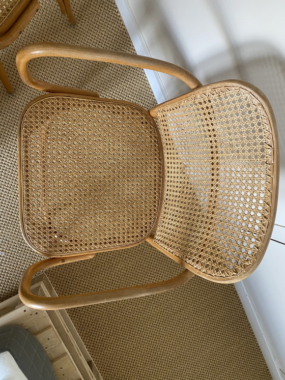 Image 1 of 2 sedie vintage TON ispirate a Thonet (Hoffman) 811