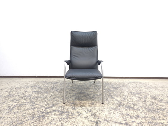 Image 1 of De Sede ds 270 sillón negro sillón de diseño sillón de cuero sillón función