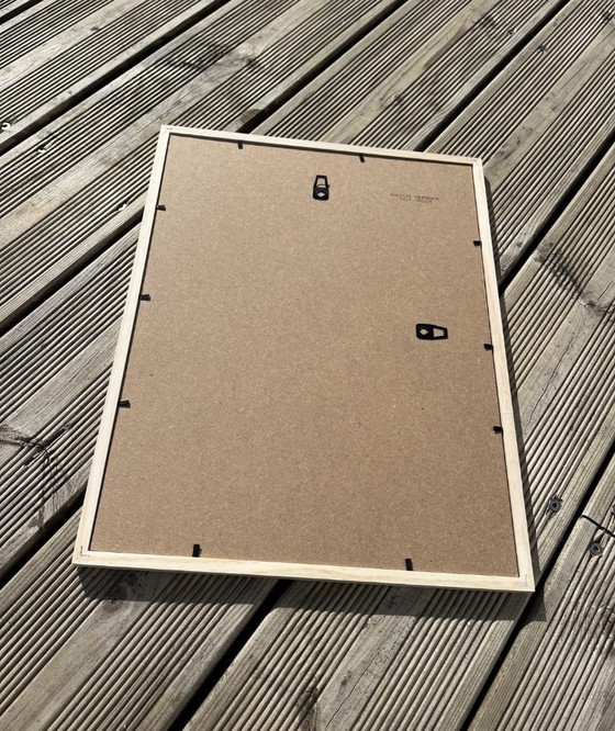 Image 1 of Oost-Indische inkt op wit fabriano papier 300g Onderwerp: Cap Coz Formaat 40x30 cm.