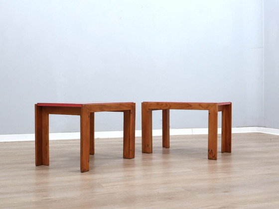 Image 1 of Afra & Tobia Scarpa Mod. 778 Couchtische für Cassina 1970er Jahre